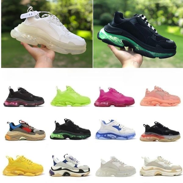 triple s men women designer luxury casual shoes platform sneakers clear sole black white grey red pink blue royal neon green paris mens trai
triple s men women designer luxury casual shoes platform sneakers clear sole black white grey red pink blue royal neon green paris mens trai