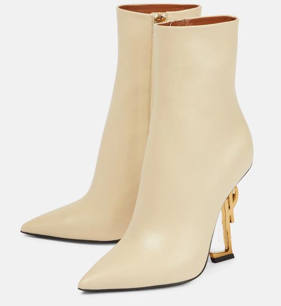 summer luxury opyum women boot black beige calf leather ankle boot high heels pointed toe party dress lady booties eu35-43
summer luxury opyum women boot black beige calf leather ankle boot high heels pointed toe party dress lady booties eu35-43