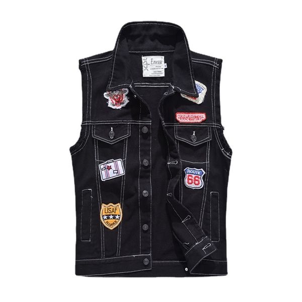 men's vests men black denim vests jackets waistcoats printed denim coats vests fashion male cotton slim jeans waistcoats jackets vests, Black;white
men's vests men black denim vests jackets waistcoats printed denim coats vests fashion male cotton slim jeans waistcoats jackets vests, Black;white