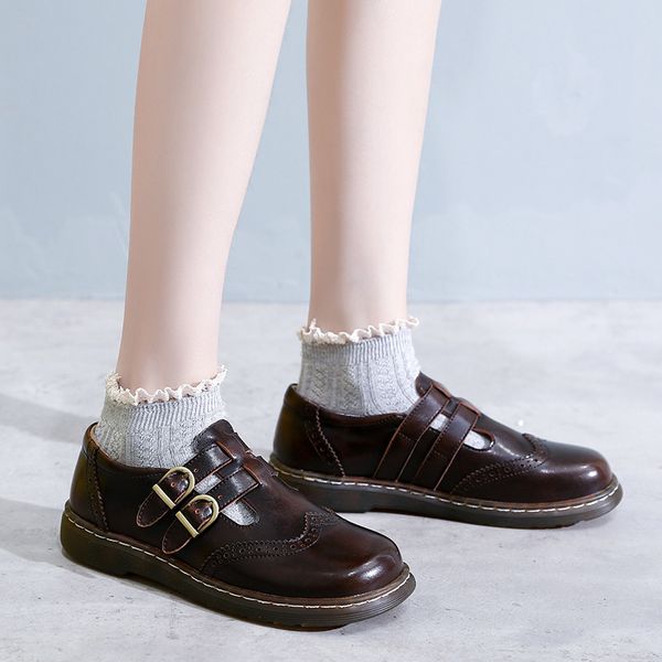 dress shoes mary jane shoes summer thin section japanese double buckle low-cut flat round toe small leather shoes women 230721, Black
dress shoes mary jane shoes summer thin section japanese double buckle low-cut flat round toe small leather shoes women 230721, Black