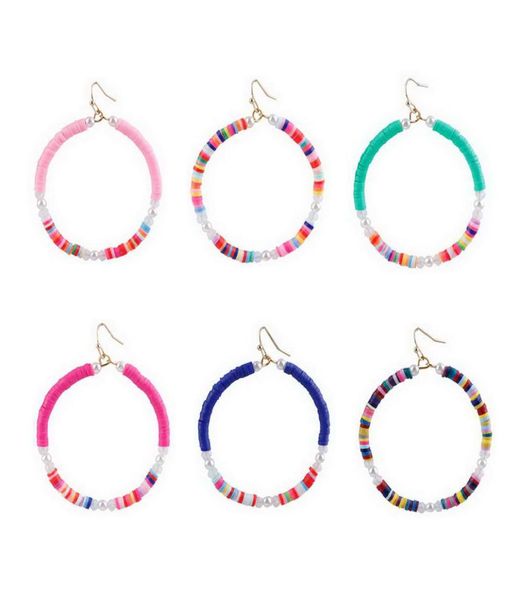 brass threader soft clay beads large ciircle drop earrings for women boutique boho summer beaded confetti hoop earrings3456059, Silver
brass threader soft clay beads large ciircle drop earrings for women boutique boho summer beaded confetti hoop earrings3456059, Silver