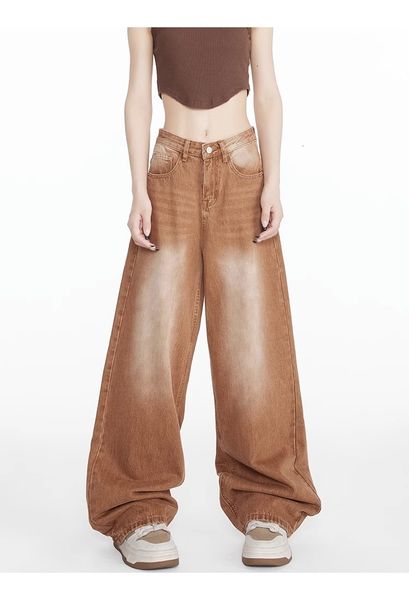 women's jeans streetwear vintage high waist straight khaki pants harajuku wide leg baggy y2k denim trouser female clothes 230721, Blue
women's jeans streetwear vintage high waist straight khaki pants harajuku wide leg baggy y2k denim trouser female clothes 230721, Blue