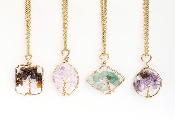 stone crystal charms necklaces copper twine tree of life wrap pendant amethyst tiger eye rose quartz wholesale jewelry for women1895489, Silver
stone crystal charms necklaces copper twine tree of life wrap pendant amethyst tiger eye rose quartz wholesale jewelry for women1895489, Silver