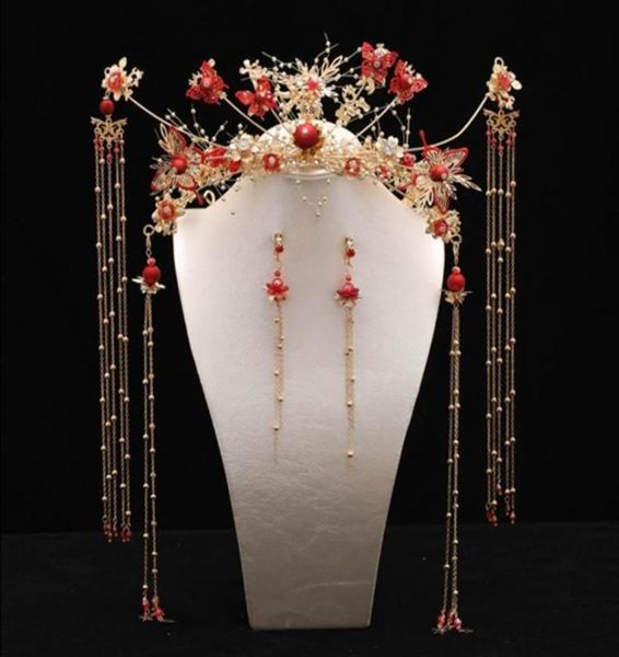 hair clips barrettes the red chinese wedding accessories liusubu shake fengguan ancient clothing lb8154336, Golden;silver
hair clips barrettes the red chinese wedding accessories liusubu shake fengguan ancient clothing lb8154336, Golden;silver