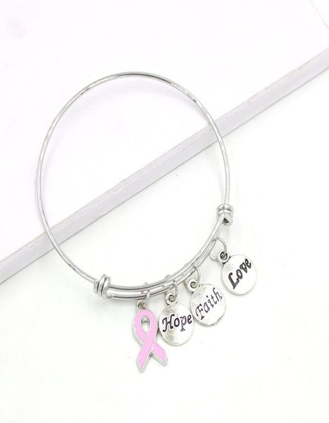 new arrival stainless steel bangle hope faith breast cancer charm bracelets for women awarenesss jewelry8667913, Golden;silver
new arrival stainless steel bangle hope faith breast cancer charm bracelets for women awarenesss jewelry8667913, Golden;silver