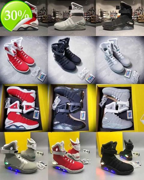 2023 air mag sneakers marty mcfly's air mags automatic laces casual shoe led shoes man back to the future glow in the dark gray boots m, Black
2023 air mag sneakers marty mcfly's air mags automatic laces casual shoe led shoes man back to the future glow in the dark gray boots m, Black