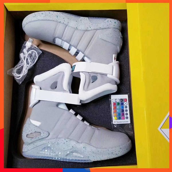 2023 automatic laces air mag sneakers marty mcfly's air mags led outdoor shoes man back to the future glow in the dark gray boots mcfly, Black
2023 automatic laces air mag sneakers marty mcfly's air mags led outdoor shoes man back to the future glow in the dark gray boots mcfly, Black