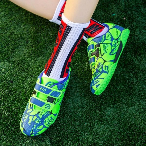 athletic outdoor soccer shoes boys girls kids sport shoes tf/fg cleats training football shoes boots sport sneakers chuteiras de futebol 230, Black
athletic outdoor soccer shoes boys girls kids sport shoes tf/fg cleats training football shoes boots sport sneakers chuteiras de futebol 230, Black