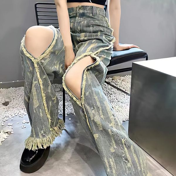 women's jeans 2023 korean dongdaemun y2k streetwear retro hole designed harajuku wide leg loose women's pants do old 230721, Blue
women's jeans 2023 korean dongdaemun y2k streetwear retro hole designed harajuku wide leg loose women's pants do old 230721, Blue
