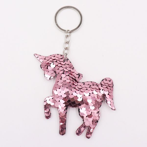 sequin unicorn reflective double-sided sequin pony keychain bag chain keychain, Silver
sequin unicorn reflective double-sided sequin pony keychain bag chain keychain, Silver