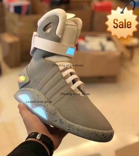 2023 automatic laces shoes air mag sneakers marty mcfly's air mags led man back to the future glow in the dark gray mcflys sneaker with, Black
2023 automatic laces shoes air mag sneakers marty mcfly's air mags led man back to the future glow in the dark gray mcflys sneaker with, Black