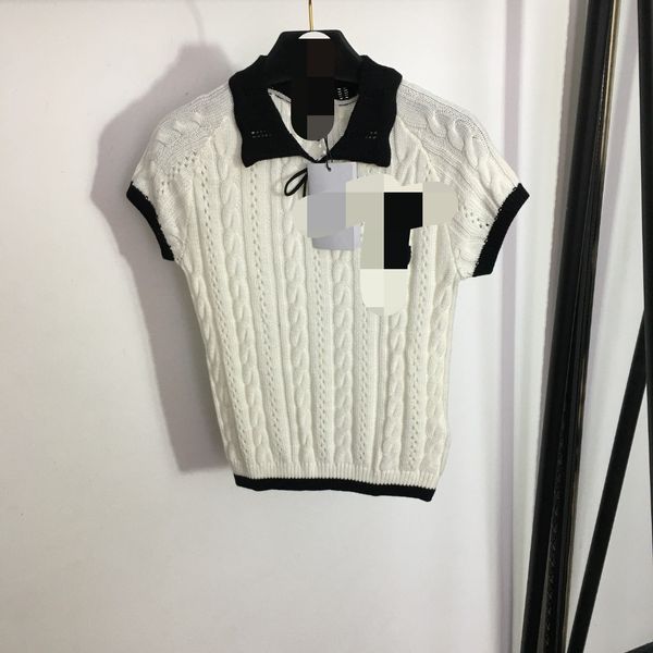 721 2023 autumn runway summer brand same style sweater sleeveless crew neck beads black fashion clothes womens meiyi20234909, White;black
721 2023 autumn runway summer brand same style sweater sleeveless crew neck beads black fashion clothes womens meiyi20234909, White;black