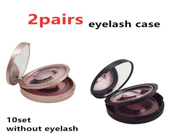 new double layer round eyelash case with mirror rose gold black false eyelashes box 2pairs of eyelash case storage makeup cosmetic1611160
new double layer round eyelash case with mirror rose gold black false eyelashes box 2pairs of eyelash case storage makeup cosmetic1611160