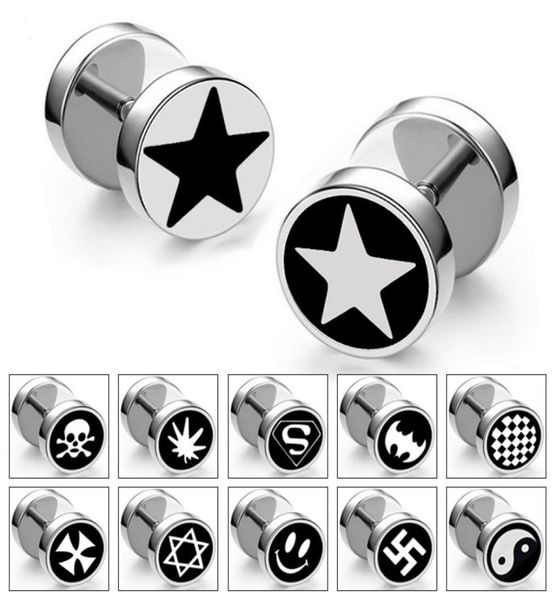 punk double sided round earrings titanium steel earrings hypoallergenic earrings for men plugs gothic barbell stud earring6809845, Golden;silver
punk double sided round earrings titanium steel earrings hypoallergenic earrings for men plugs gothic barbell stud earring6809845, Golden;silver