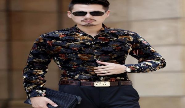 men039s winter autumn silk velvet shirt fashion floral print bussiness casual velour shirts thick warm flower shirt m3xl2281956, White;black
men039s winter autumn silk velvet shirt fashion floral print bussiness casual velour shirts thick warm flower shirt m3xl2281956, White;black