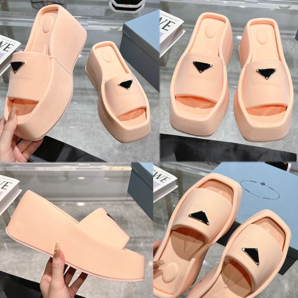 new brand sandals enameled metal triangle logo platform sandals slippers foam rubber sandals casual holiday sandals outdoors easy style sand, Black
new brand sandals enameled metal triangle logo platform sandals slippers foam rubber sandals casual holiday sandals outdoors easy style sand, Black