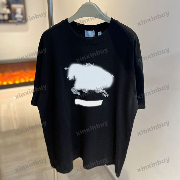 xinxinbuy men designer tee t shirt 23ss paris horse embroidery short sleeve cotton women white black s-xl, Black;brown 
xinxinbuy men designer tee t shirt 23ss paris horse embroidery short sleeve cotton women white black s-xl, Black;brown