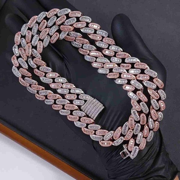 925 sterling silver 2 tone baguette cut vvs moissanite cuban chain past diamond tester miami hip hop cuban link necklace
925 sterling silver 2 tone baguette cut vvs moissanite cuban chain past diamond tester miami hip hop cuban link necklace