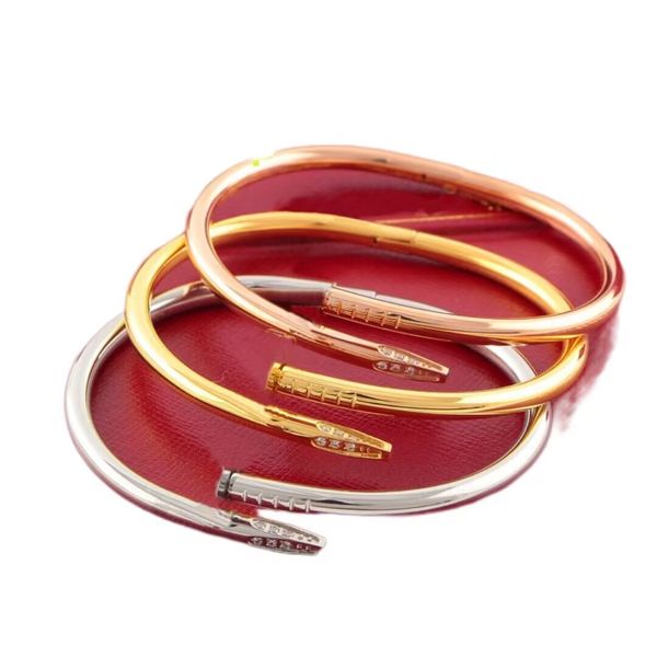 classic nail bracelet gold bangle designer jewelry woman rise gold silver love bracelets for women mens bangles luxury jewelrys fashion bran, Black
classic nail bracelet gold bangle designer jewelry woman rise gold silver love bracelets for women mens bangles luxury jewelrys fashion bran, Black