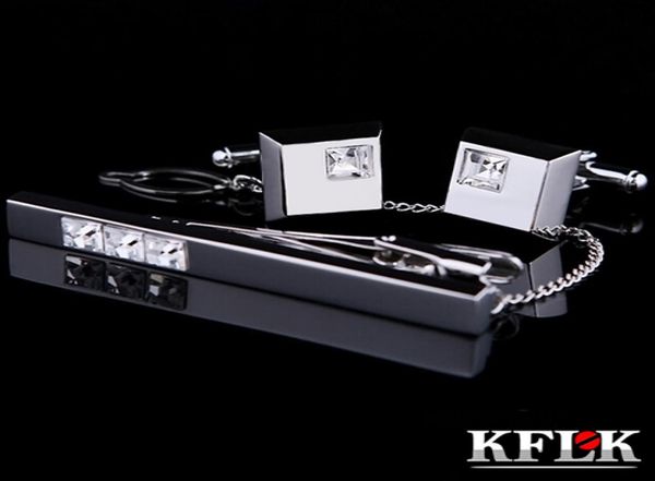 kflk cuff links good silver necktie clip for tie pin for men white crystal tie bars cufflinks tie clip set jewelry4928111
kflk cuff links good silver necktie clip for tie pin for men white crystal tie bars cufflinks tie clip set jewelry4928111