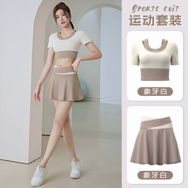 women's tracksuits yoga skirt set women workout sport gym wear suit high wais bra gym suits fitness short skirt high waist running spor, Gray
women's tracksuits yoga skirt set women workout sport gym wear suit high wais bra gym suits fitness short skirt high waist running spor, Gray