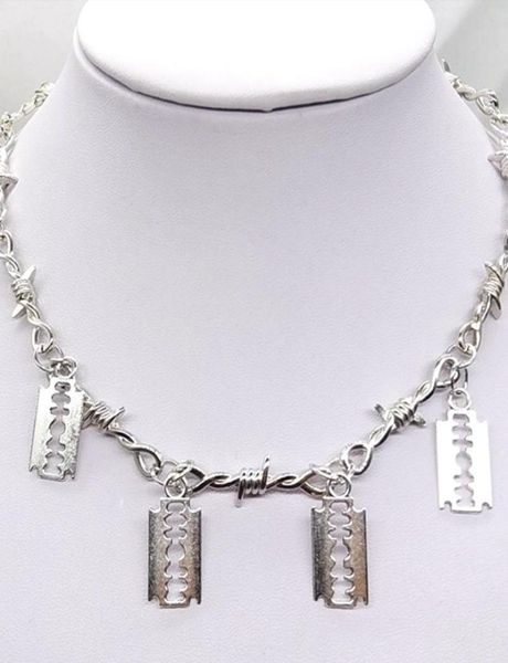 12pcs small brambles iron choker necklace women hip-hop gothic punk blade barbed little thorns chain choker gifts8089456, Silver
12pcs small brambles iron choker necklace women hip-hop gothic punk blade barbed little thorns chain choker gifts8089456, Silver