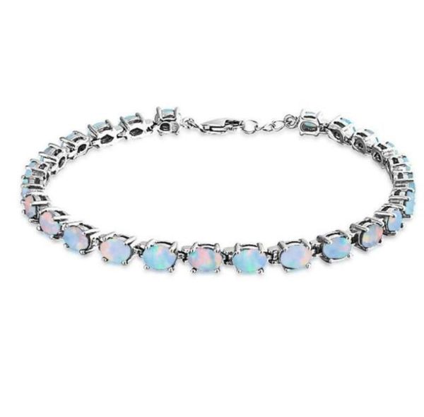 silver charm bracelet white opal fire 925 sterling silver 925 sterling synthetic opal oval tennis bracelet 826inch for women fash8273634, Black
silver charm bracelet white opal fire 925 sterling silver 925 sterling synthetic opal oval tennis bracelet 826inch for women fash8273634, Black