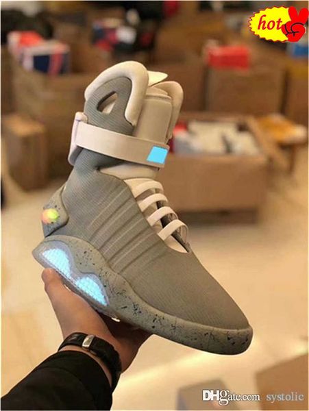 automatic laces air mag sneakers marty mcfly's air mags shoes led light shoes man back to the future glow in the dark gray boots mcflys, Black
automatic laces air mag sneakers marty mcfly's air mags shoes led light shoes man back to the future glow in the dark gray boots mcflys, Black