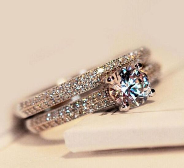 size410 amazing victoria weick 925 sterling silver filled white z ziconia diamonique wedding engagement bridal band ring set 2667781, Golden;silver
size410 amazing victoria weick 925 sterling silver filled white z ziconia diamonique wedding engagement bridal band ring set 2667781, Golden;silver