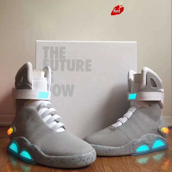 2023 2021 release authentic air mag sneakers marty mcfly's air mags back to the future fashion mens women sports shoes led lighting out, Black
2023 2021 release authentic air mag sneakers marty mcfly's air mags back to the future fashion mens women sports shoes led lighting out, Black