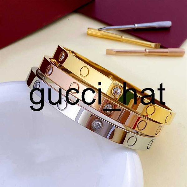 love screw bracelet designer bracelets luxury jewelry women bangle classic 5.0 titanium steel alloy gold-plated craft colors never fade not, Black
love screw bracelet designer bracelets luxury jewelry women bangle classic 5.0 titanium steel alloy gold-plated craft colors never fade not, Black