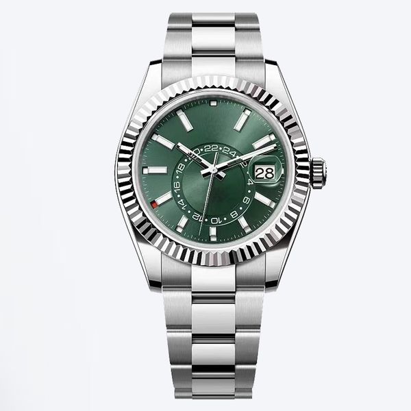 mens automatic watches luxury watch mechanical 41mm stainless steel waterproof luminous gold montre homme watch fashion watches skydweller 8, Slivery;brown
mens automatic watches luxury watch mechanical 41mm stainless steel waterproof luminous gold montre homme watch fashion watches skydweller 8, Slivery;brown
