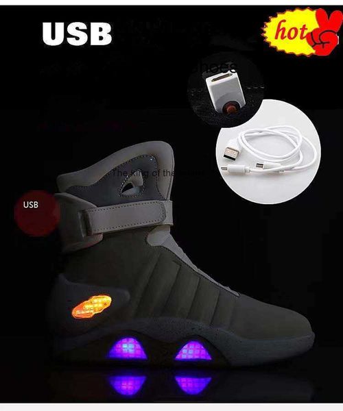 2023 big size us 13 boots designer authentic air mag sneakers marty mcfly's air mags back to the future glow in dark gray led shoes lig, Black
2023 big size us 13 boots designer authentic air mag sneakers marty mcfly's air mags back to the future glow in dark gray led shoes lig, Black