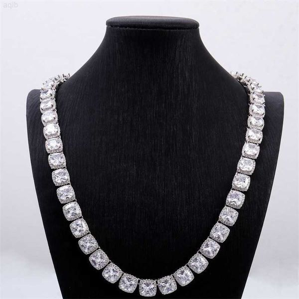 hip hop 5mm 6mm iced out baguette link chain mossinate diamond chain tennis chain, Silver
hip hop 5mm 6mm iced out baguette link chain mossinate diamond chain tennis chain, Silver