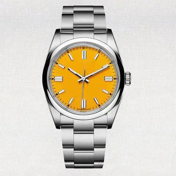 watchsc - u1 automatic watches for men and women 2813 movement 36mm 41mm all stainless steel folding buckle ceramic bezel waterproof orange, Slivery;brown
watchsc - u1 automatic watches for men and women 2813 movement 36mm 41mm all stainless steel folding buckle ceramic bezel waterproof orange, Slivery;brown
