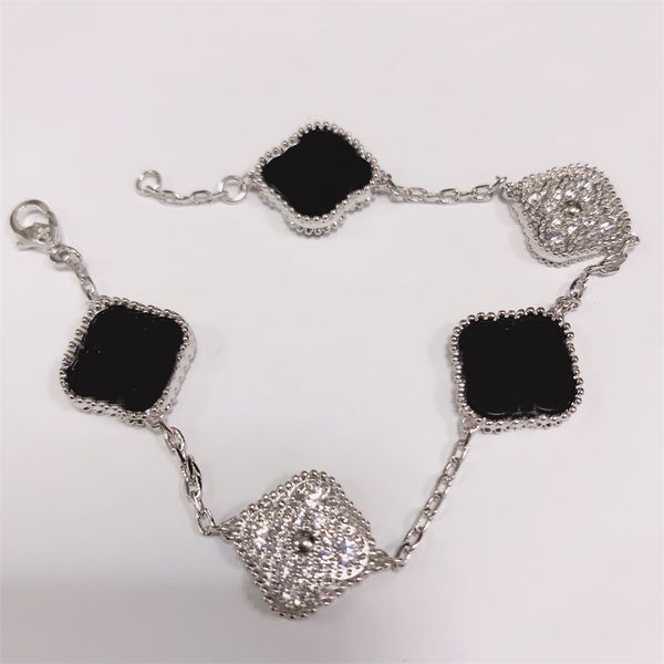 the new popular 925 sterling van silver cleef charm bracelet is suitable for classic women's jewelry and fashion accessories 9hojap, Golden;silver
the new popular 925 sterling van silver cleef charm bracelet is suitable for classic women's jewelry and fashion accessories 9hojap, Golden;silver
