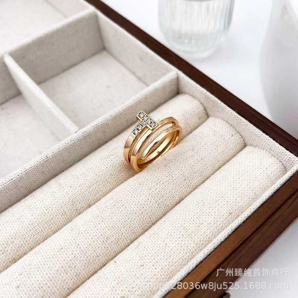trendy tiffay double t ring women's new style diamond t1 wrapped rose gold high edition buckle letter snake pair swrp, Silver
trendy tiffay double t ring women's new style diamond t1 wrapped rose gold high edition buckle letter snake pair swrp, Silver