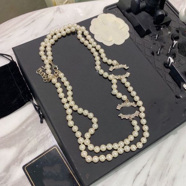 women's sweater chain pendant necklaces ccity brand jewelry designer luxury c logo autumn and winter choker pearl long-chain 67, Silver
women's sweater chain pendant necklaces ccity brand jewelry designer luxury c logo autumn and winter choker pearl long-chain 67, Silver