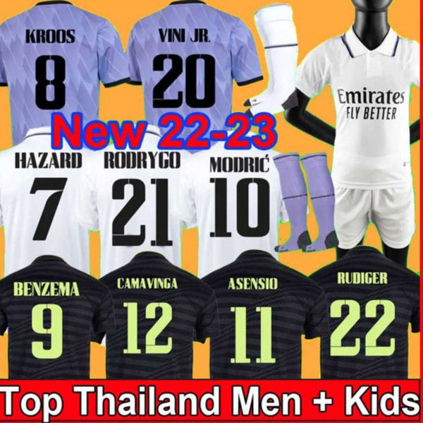 22 23 benzema soccer jerseys tee shirts football shirt home away 3rd 4th camavinga alaba hazard asensio real madrids modric camiseta men kid, White;black
22 23 benzema soccer jerseys tee shirts football shirt home away 3rd 4th camavinga alaba hazard asensio real madrids modric camiseta men kid, White;black