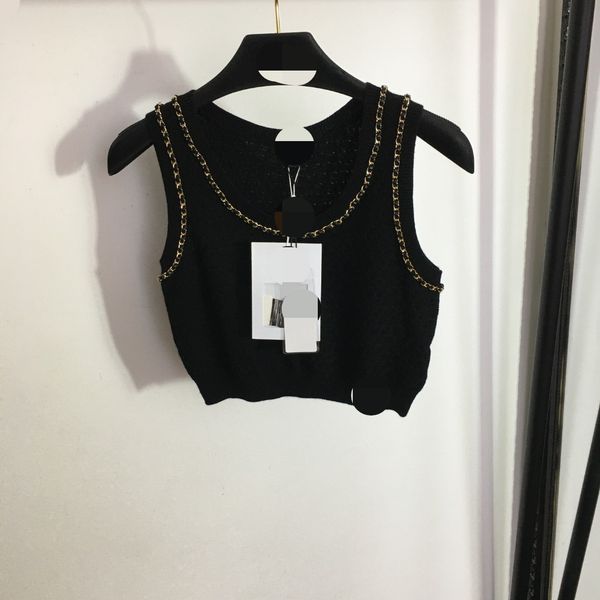716 2023 autumn runway summer brand same style sweater sleeveless crew neck beads black fashion clothes womens meiyi20234823, White;black
716 2023 autumn runway summer brand same style sweater sleeveless crew neck beads black fashion clothes womens meiyi20234823, White;black