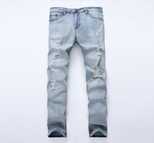 2018 new streetwear mens destroyed jeans hole casual pants damage jeans ripped for men zipper skinny men1410169, Blue
2018 new streetwear mens destroyed jeans hole casual pants damage jeans ripped for men zipper skinny men1410169, Blue