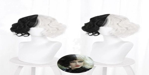 synthetic wigs mcoser cruella de vil kuila half black a hundred small short curly cos wig caps for making danganronpa7310972
synthetic wigs mcoser cruella de vil kuila half black a hundred small short curly cos wig caps for making danganronpa7310972