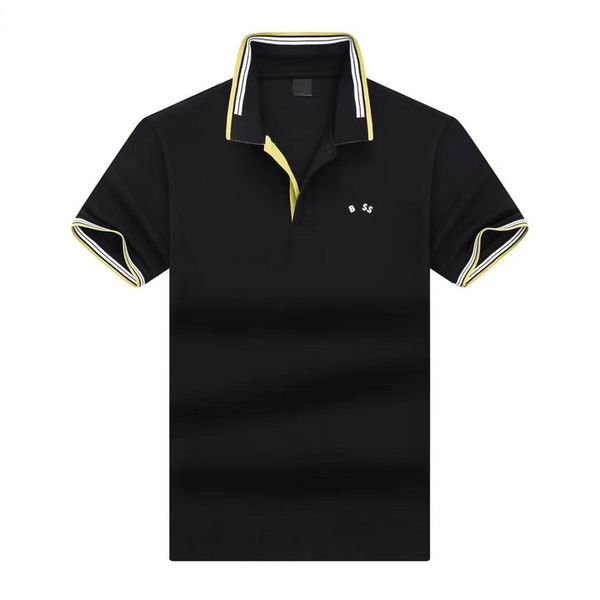 business polo man designers clothes men's tees polos shirt fashion brands bos summer business casual sports t-shirt running outdoor sho, White;black
business polo man designers clothes men's tees polos shirt fashion brands bos summer business casual sports t-shirt running outdoor sho, White;black