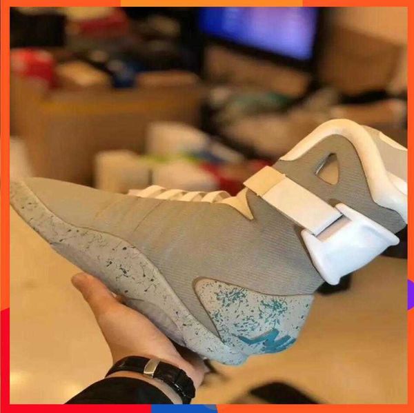 new automatic laces shoes air mag sneakers marty mcfly's air mags led man back to the future glow in the dark gray mcflys sneaker with, Black
new automatic laces shoes air mag sneakers marty mcfly's air mags led man back to the future glow in the dark gray mcflys sneaker with, Black