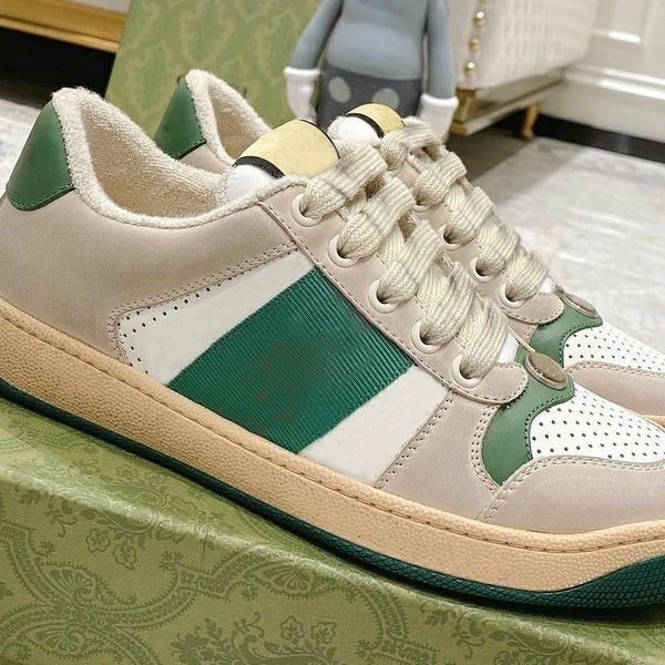 2023 designer mens womens shoes sneakers womens dirty leather shoes blue red web stripe trainer lace up canvas flats vintage classic runner, Black
2023 designer mens womens shoes sneakers womens dirty leather shoes blue red web stripe trainer lace up canvas flats vintage classic runner, Black
