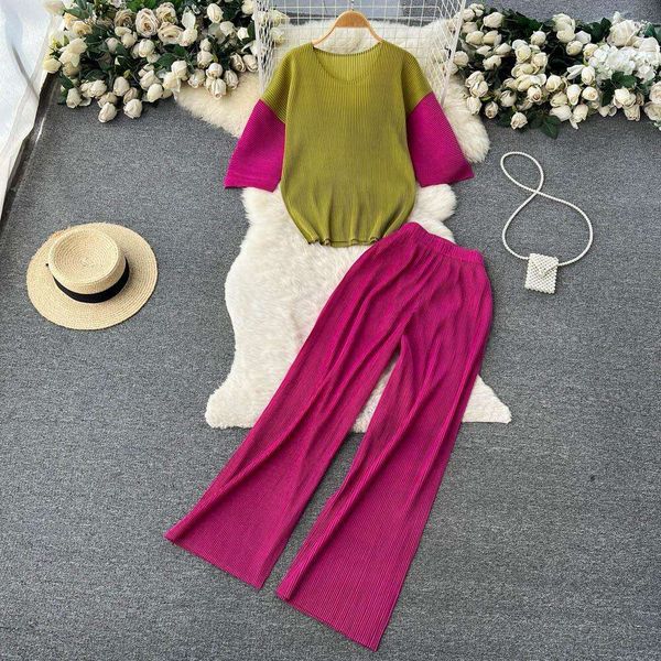 lightly mature elegant pant socialite suit women s summer loose contrast color casual high waist wide leg pants, White
lightly mature elegant pant socialite suit women s summer loose contrast color casual high waist wide leg pants, White