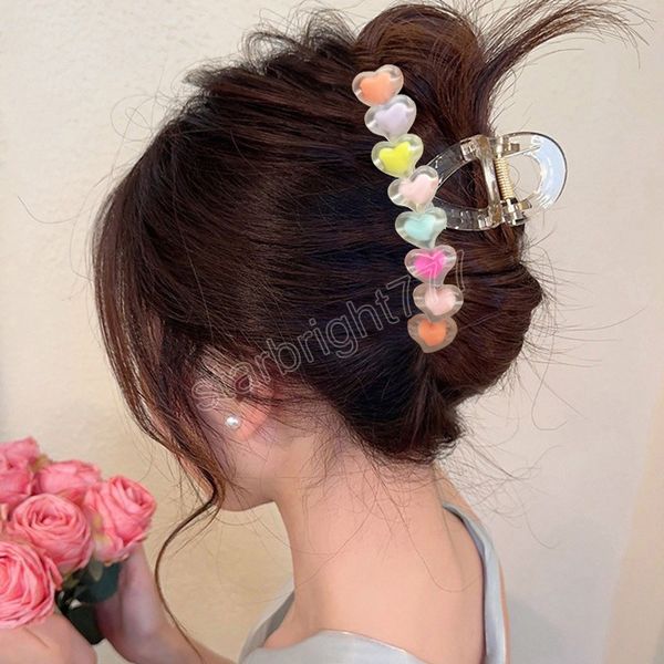 candy color love hair claw girls summer summer ponytail hairpin hair clip women fashion hair accessories, Slivery;white
candy color love hair claw girls summer summer ponytail hairpin hair clip women fashion hair accessories, Slivery;white
