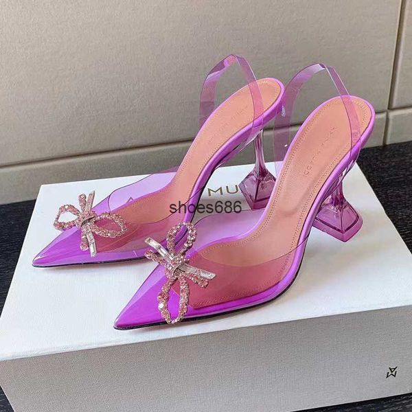 amina muaddi sandals luxury designer dress shoes bowknot crystal diamond decoration transparent pvc wine cup heels, Black
amina muaddi sandals luxury designer dress shoes bowknot crystal diamond decoration transparent pvc wine cup heels, Black