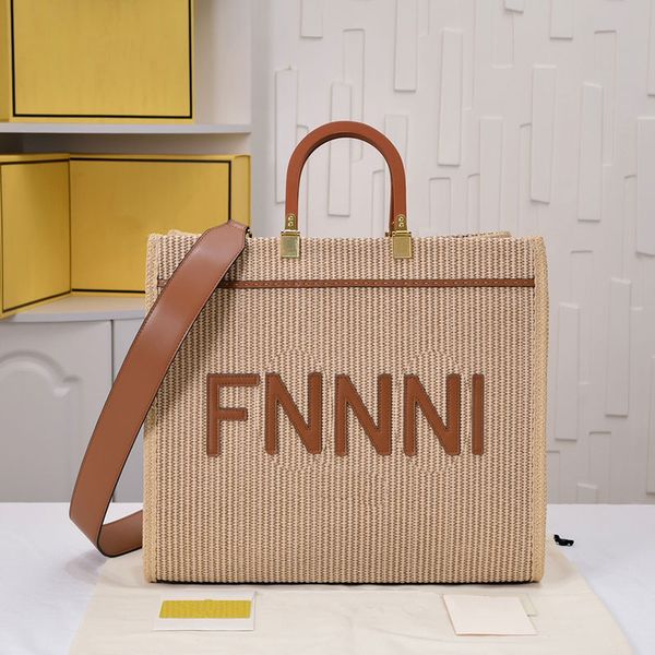 designer large capacity grass woven shopping bag totes bag ff handle cross shoulder fashion women beach laphandbag roman letter leather tote
designer large capacity grass woven shopping bag totes bag ff handle cross shoulder fashion women beach laphandbag roman letter leather tote