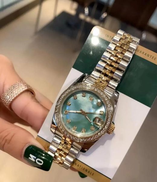 lady diamonds watch women watchs 31mm women watch day dateday girl sapphire glass wristwatch automatic mechanical, Slivery;brown
lady diamonds watch women watchs 31mm women watch day dateday girl sapphire glass wristwatch automatic mechanical, Slivery;brown